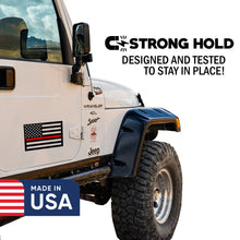 Load image into Gallery viewer, Thin Red Line American Flag Magnet for Vehicles (9" x 7") – Die-Cut – Made in USA – Thin Red Line Flag Magnet for Car, Truck, SUV