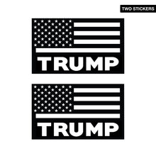 Load image into Gallery viewer, American Flag Trump Decal Set (1 Pair)
