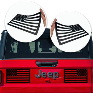 American Flag Magnet - 12 x 7 Magnetic Flag for Cars and Trucks - 2 Pack (Forward and Reverse) - Proudly Made in The USA - Super Strong American Flag Decal - Magnetic American Flag