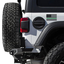 Load image into Gallery viewer, Thin Green Line US Flag Decal American Veteran Flag Sticker for Cars and Trucks
