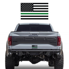 Load image into Gallery viewer, Thin Green Line US Flag Decal American Veteran Flag Sticker for Cars and Trucks
