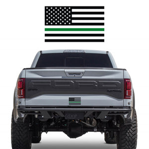 Thin Green Line US Flag Decal American Veteran Flag Sticker for Cars and Trucks