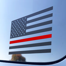 Load image into Gallery viewer, Thin Red Line American Flag Decal
