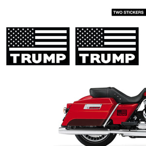 American Flag Trump Decal Set (1 Pair)