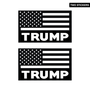 American Flag Trump Decal Set (1 Pair)
